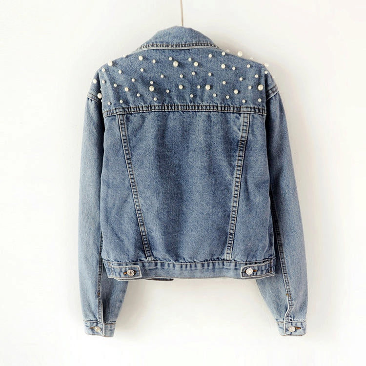 Denim Pearl Jacket